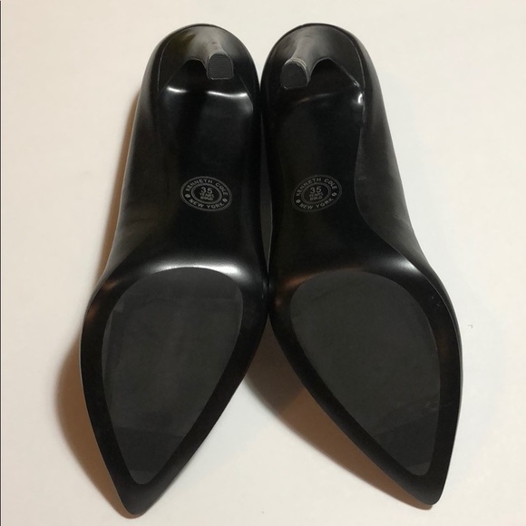 Kenneth Cole black leather anniversary pumps NEW - Picture 7 of 8